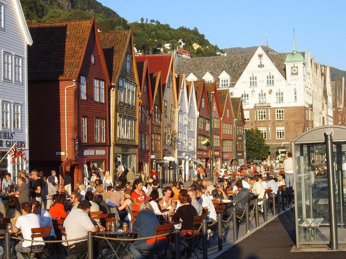 Ferienwohnung Penthouse Bergen Exterior foto